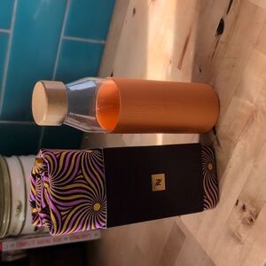 Nespresso Festive Reversible Tote Bag AND Nespresso Water Bottle